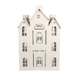 [6Y5930] Dekoration Haus Beige 26x16x40 cm