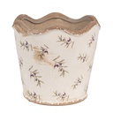 Pot de fleurs d'intérieur Beige Ø 16x15 cm
