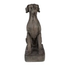 Statue Chien Gris 44x26x73 cm
