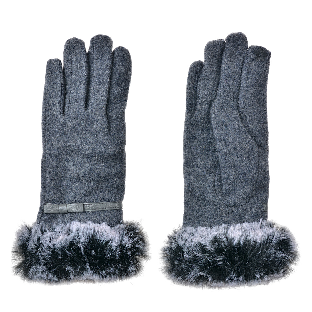 Guanti Donna Grigio 9x23 cm