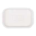 Porta Sapone Bianco 16x10x3 cm