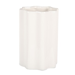 [6CE1983] Porta Spazzolini da denti Bianco Ø 7x11 cm