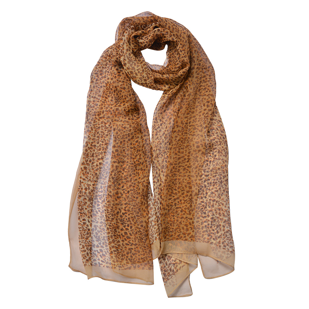Schal Damen Muster Beige 50x160 cm