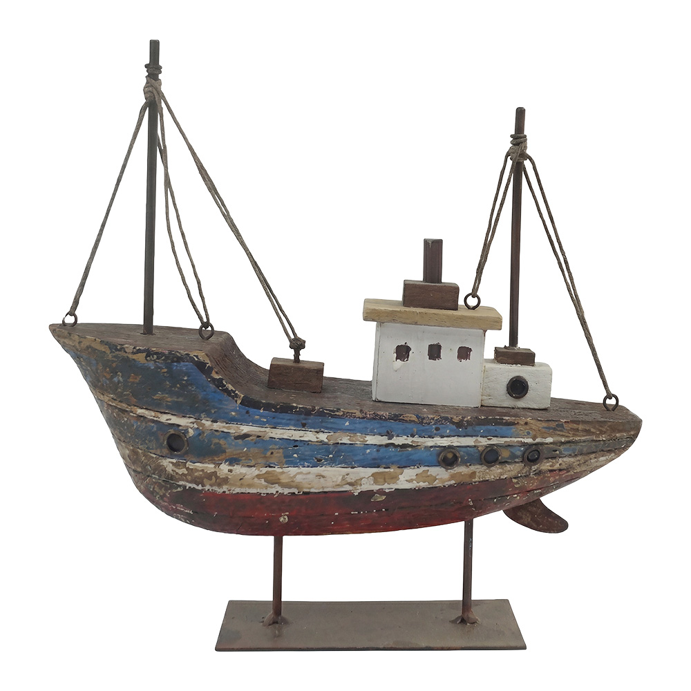 Decoratie model boot 23x7x22 cm