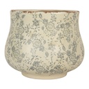 Vaso Porta Pianta Beige Verde Ø 21x17 cm
