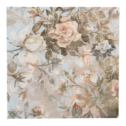 [73085] Paper napkins Blue Beige 33x33 cm (20)
