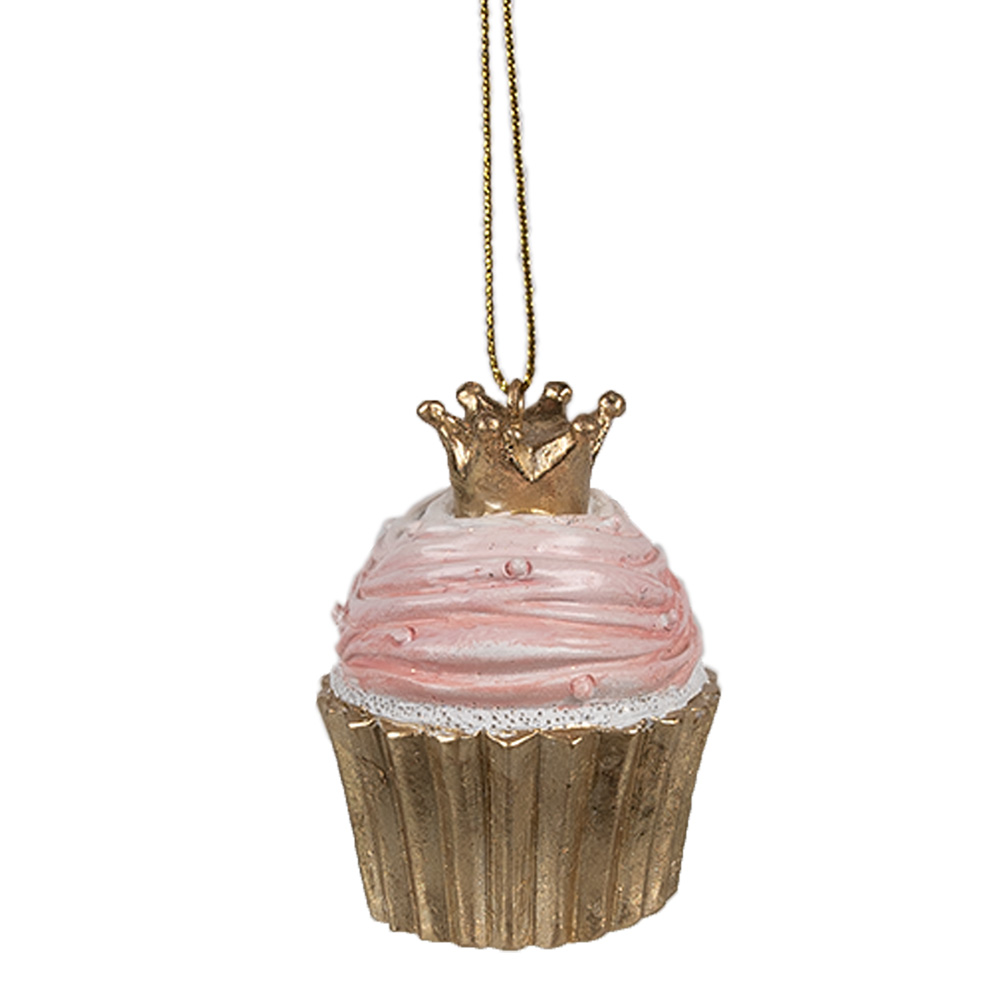 Hanger pastry Pink Ø 4x6 cm