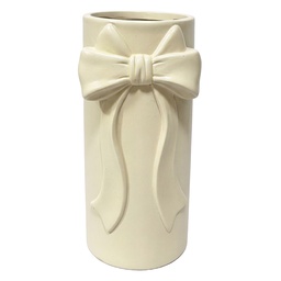 [6TE0600] Vase décoratif Jaune 12x11x25 cm
