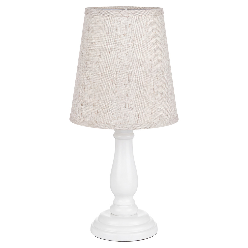 Lampe de table Blanc Beige 13x13x32 cm E14/max 1x40W