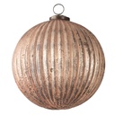 Boule de Noël XL Rose Ø 15x15 cm