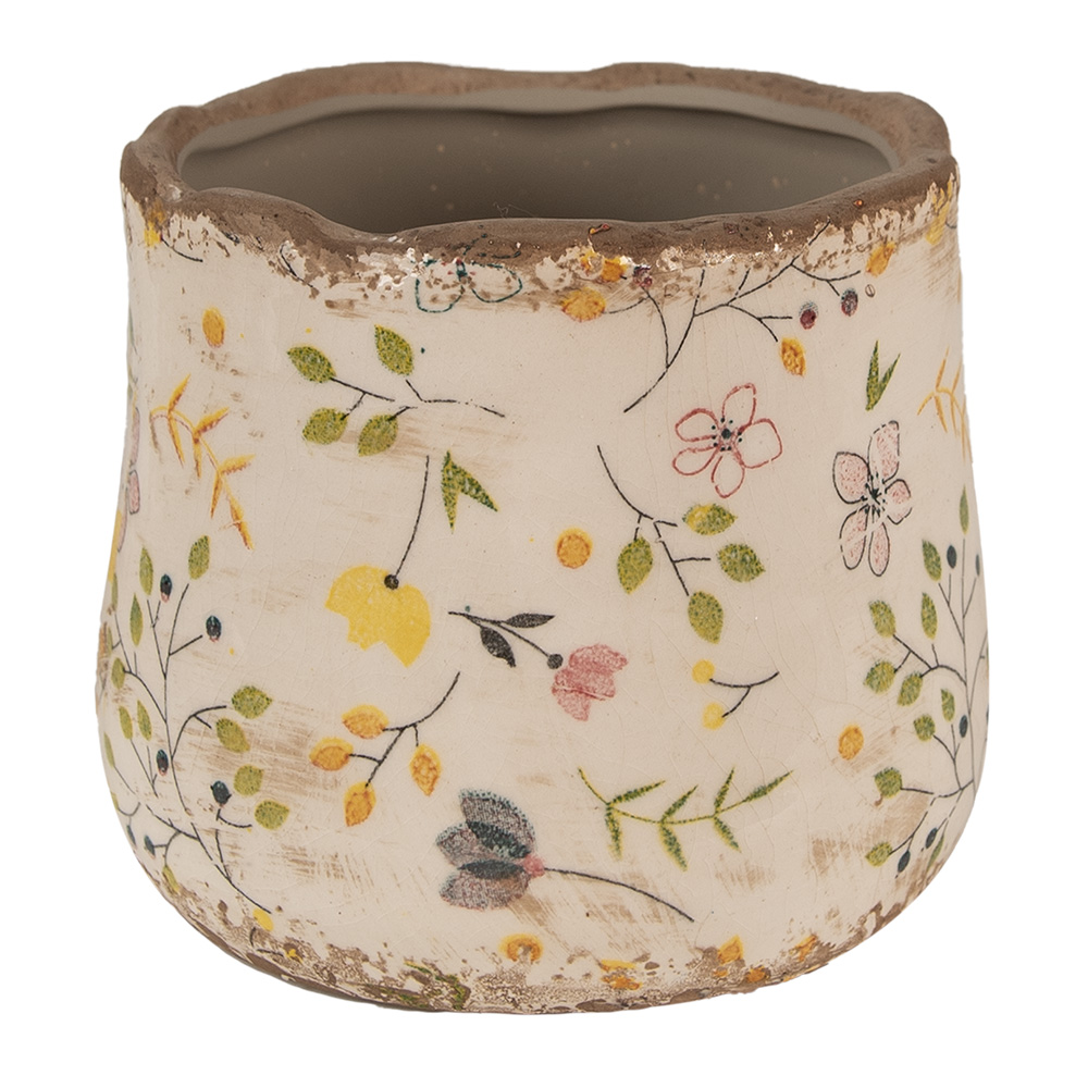 Decoratie bloempot Ø 11x10 cm