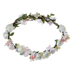 [JZHB0142] Fascia per Capelli Donna Bianco Verde