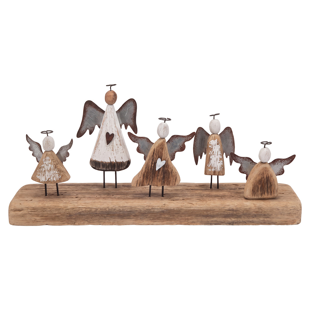 Decoratie engel 34x8x15 cm