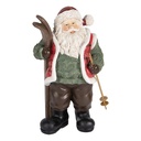 Décoration de Noël père Noël Vert Marron 15x11x25 cm