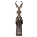 Decoratie rendier 20x11x81 cm