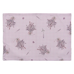 [LAG40] Placemat (set of 6) Purple, White 48x33 cm