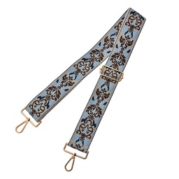 [JZBS0004] Sangle de Sac Beige Bleu 5x140 cm