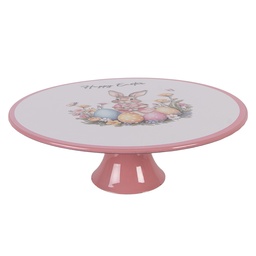 [66437] Alzatina Color oro Bianco Rosa Ø 29x10 cm