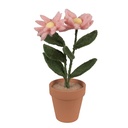 Decorative flowers Pink Green 8x8x26 cm