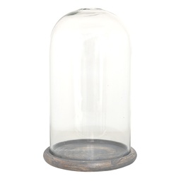 [6GL3536] Glasglocke Transparent Ø 17x29 cm