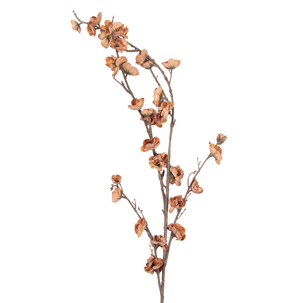 Decoratie tak met bloemen 8x15x120 cm