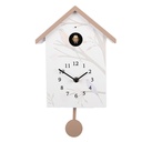 Wall Clock White Beige 20x10x26 cm / 3xAA