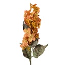 Branche de décoration avec fleurs Orange Vert 10x8x71 cm