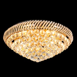 [5LL-CR136] Ceiling Lamp Crystal Transparent Ø 60x25 cm E14/max 12x40W