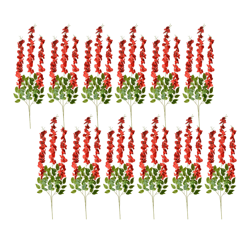 Decoratie tak met bloemen (12) 30x12x110 cm