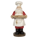 Christmas Decoration Santa Claus Red White 40x39x81 cm