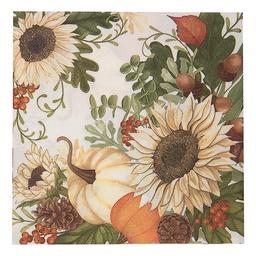 [73082] Serviettes en papier Blanc Beige 33x33 cm (20)