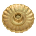 Kerzenständer Goldfarbig Ø 11x3 cm