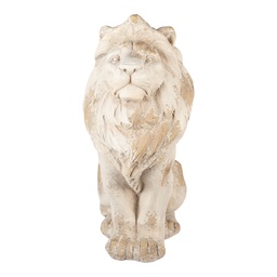 [5MG0080] Décoration Lion Beige Marron 50x30x62 cm