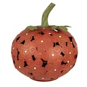 Decorazione Zucca con LED Arancio Ø 34x38 cm
