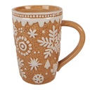 Becher Braun Beige 14x10x15 cm / 575 ml