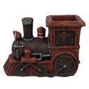 Décoration de Noël Locomotive Rouge Marron 70x30x50 cm