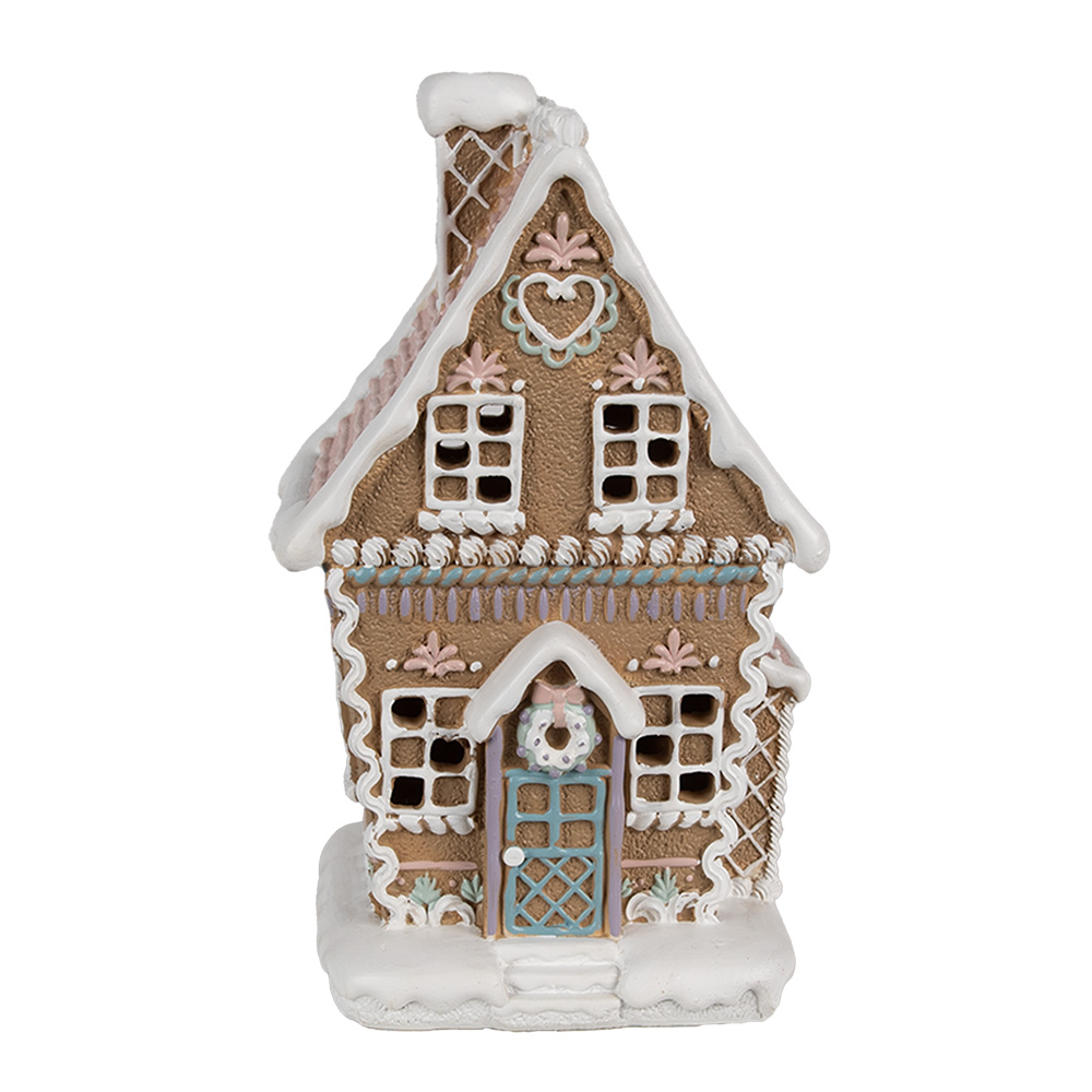 Decoratie huis met LED 13x10x21 cm / 3xAAA