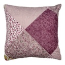 Housse de coussin Violet Beige 40x40 cm