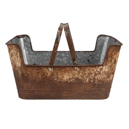 [6Y2644] Pot de fleurs dintérieur Marron 45x28x23 cm