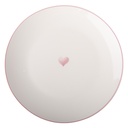 Piatto da Colazione Bianco Rosa Ø 20x2 cm