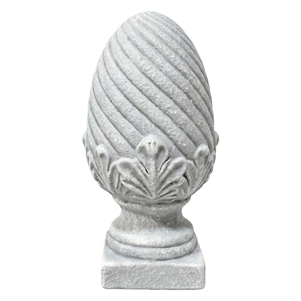 Deko Ornament Grau Ø 15x28 cm