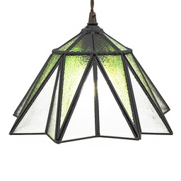 [5LL-6222] Hängelampe Tiffany Transparent Ø 31x107 cm E27/max 1x40W