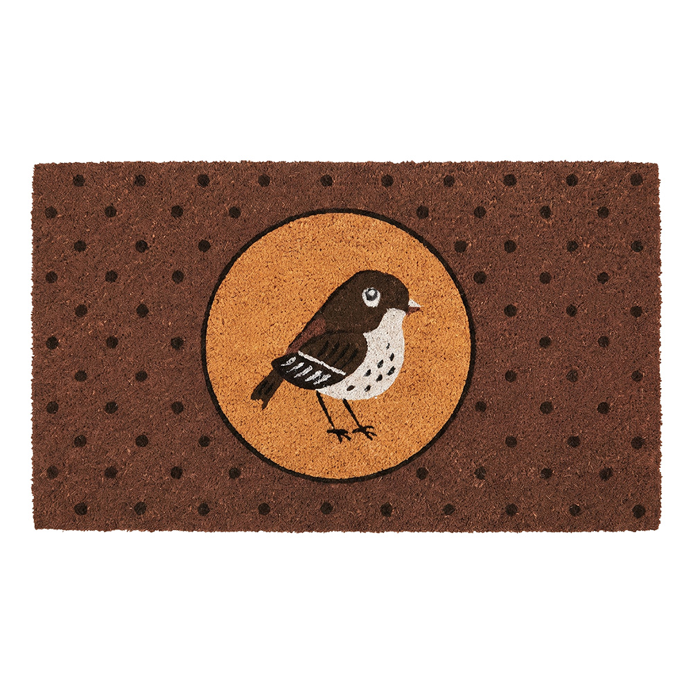 Doormat Inside Brown 75x45x1 cm