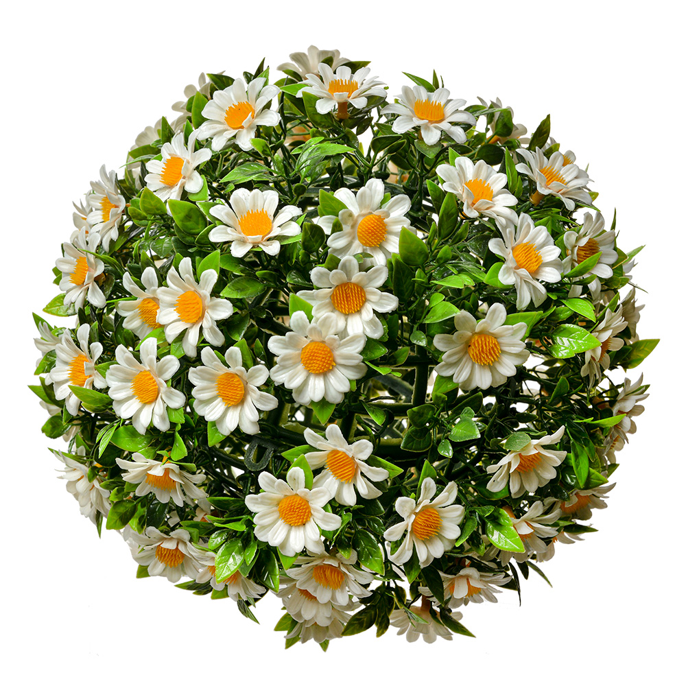 Decoratie bol kunstbloem margriet Ø 22 cm