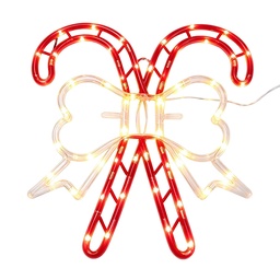 [6LMB0001] Applique murale Rouge Blanc 14x3x31 cm