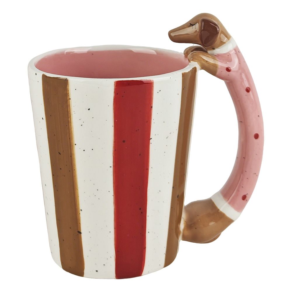 Mug Rouge Rose 14x9x13 cm