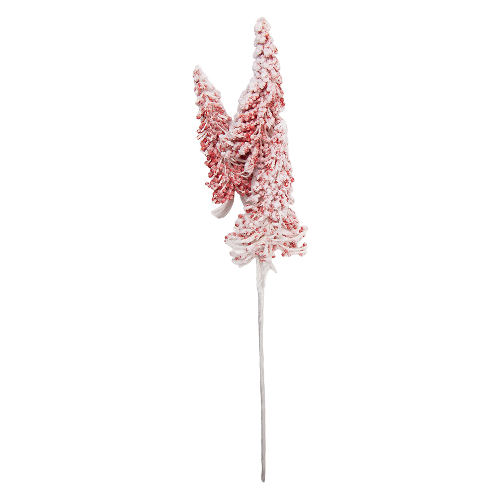 Decorazione Natale Rosso Bianco 10x6x54 cm