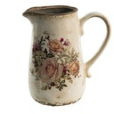 Decorative Pitcher Pink Beige 16x11x18 cm