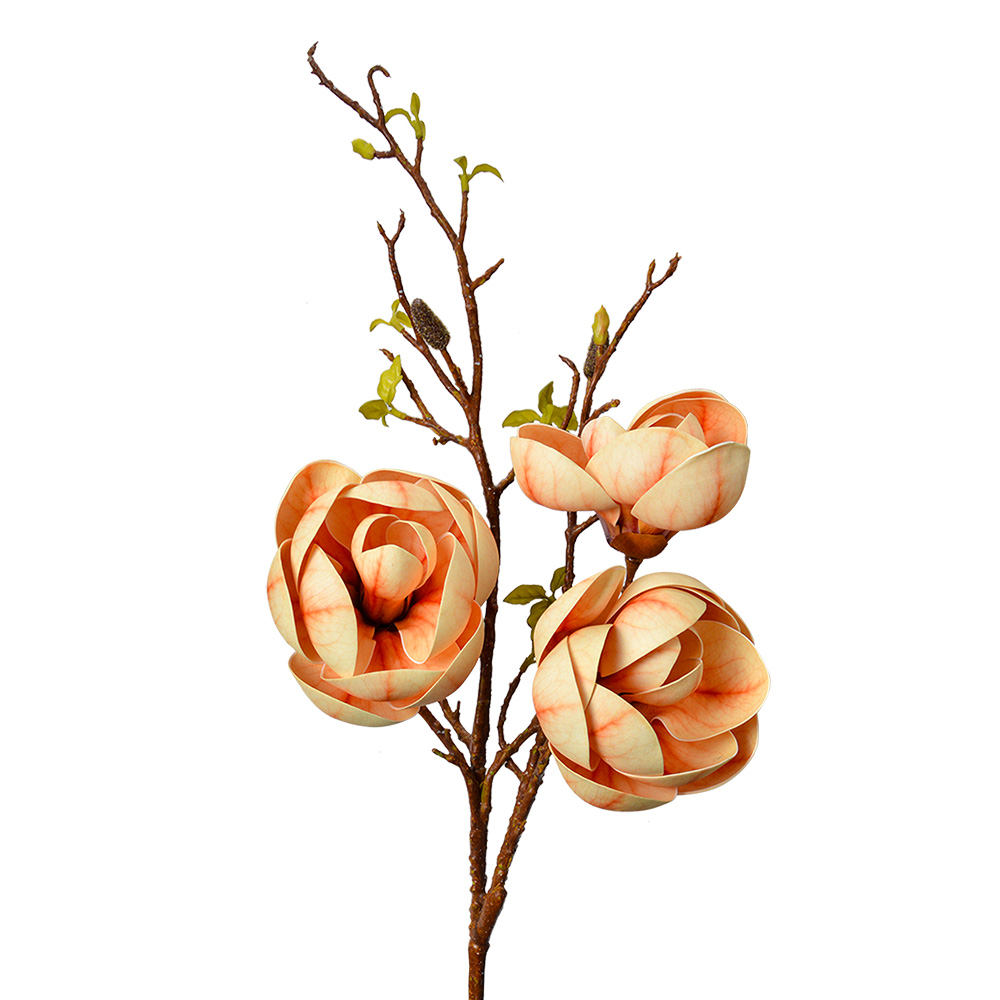 Decoratie tak met bloemen 20x20x106 cm