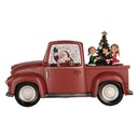 Music box Car with LED Red Black 28x12x15 cm / 3xAA